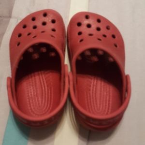Red crocs